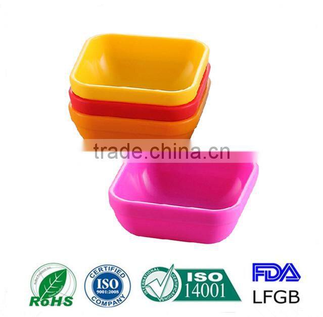 Hot rectangular dog silicone bowl/silicone unbreakable bowl/bowl for dogs