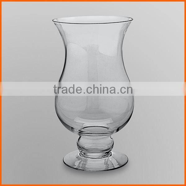 Wholesale low price clear glass hurricane candle shade
