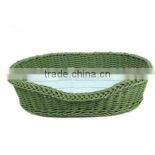 2016 empty rattan pet basket for birthday gifts with handmade