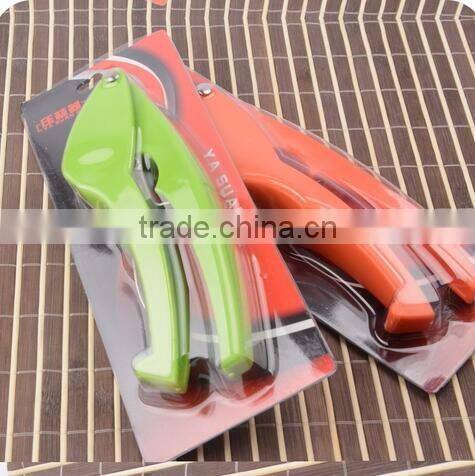 cy286 ABS +Stainless Steel Handled Easily clean Garlic Press