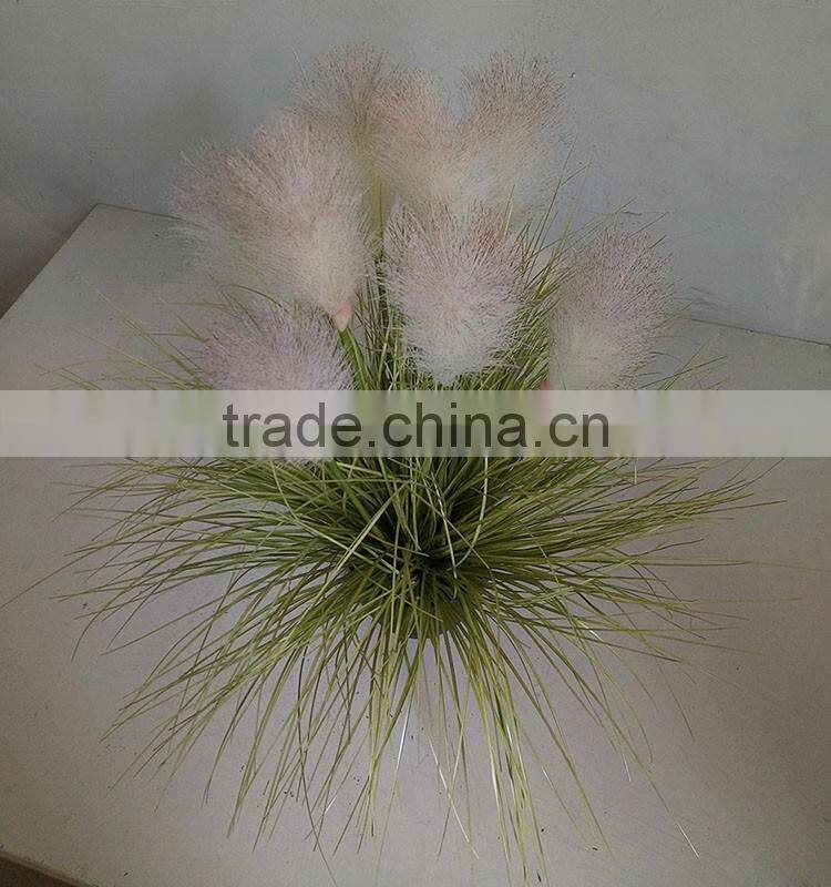 decorative artificial small potted onion grass plant