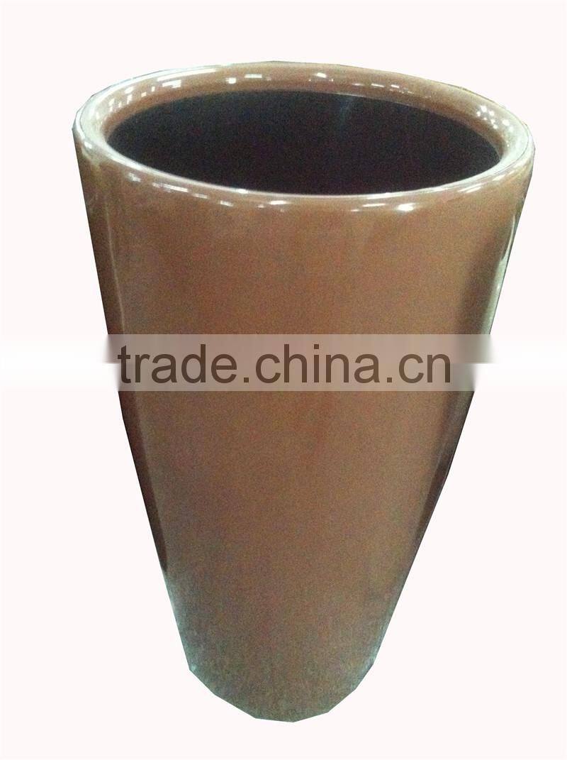 Home garden deco 20cm to 200 cm hight fiberglass or plastic christmas flower and large tree pots EHP1501 1408