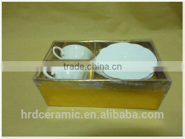 2014 modern white olden design china dinner set porcelain