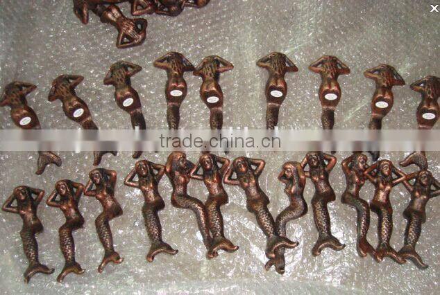 Casting Beautiful Iron Mermaid For home/garden decoration