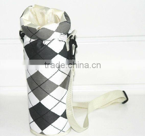 PE cooler bag for frozen food & bottle bag for keep the foods' warm