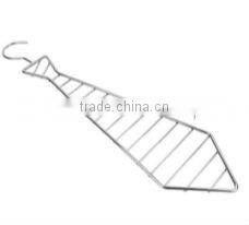 Stainless steel metal clothes hanger socks hanger folding drying rack hanger