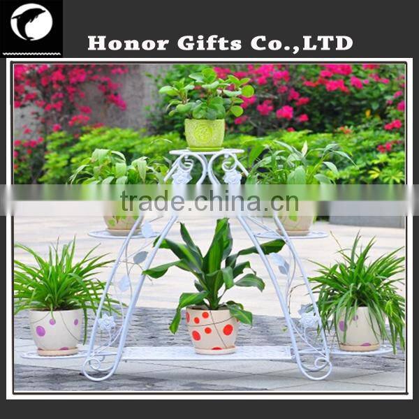 Wrought Iron Tiered Designer Plant Stand