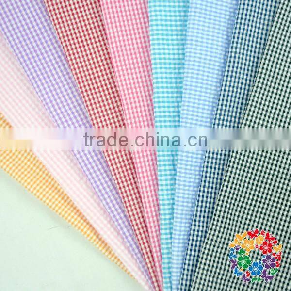 2016 wholesale unique fabric red white striped cotton seersucker fabric