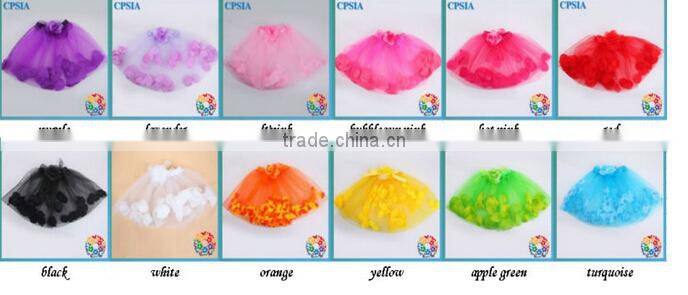 Hot Sale Colorful Girl Skirt Fashion Styles Of School Skirts Beautiful New Style Petals short skirt For Girl