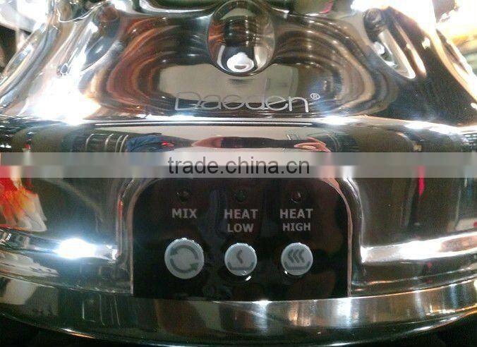 Commerce stainless steel 5 tiers chocolate fountain