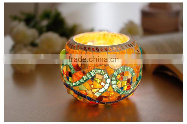 outdoor tree lanterns mosaic candle shades