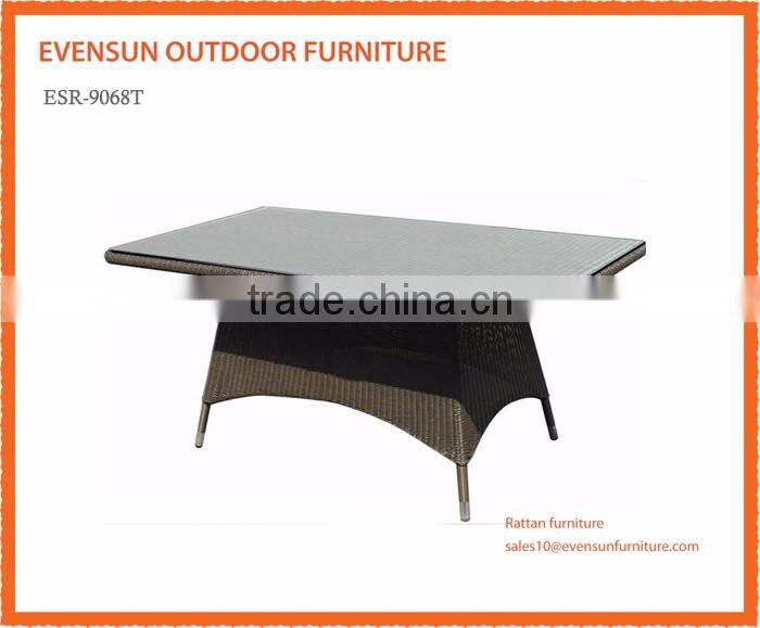 weatherproof and fireproof outdoor synthetic white rattan aluminium outdoor chair