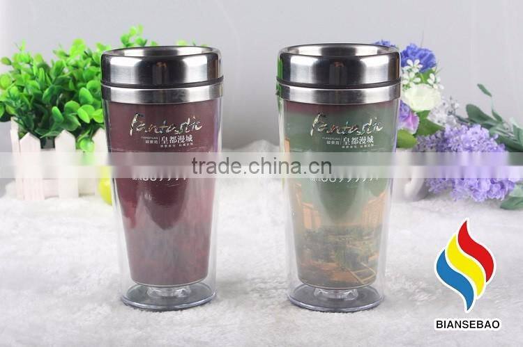 Double wall vacuum stainless steel insulated water bottle