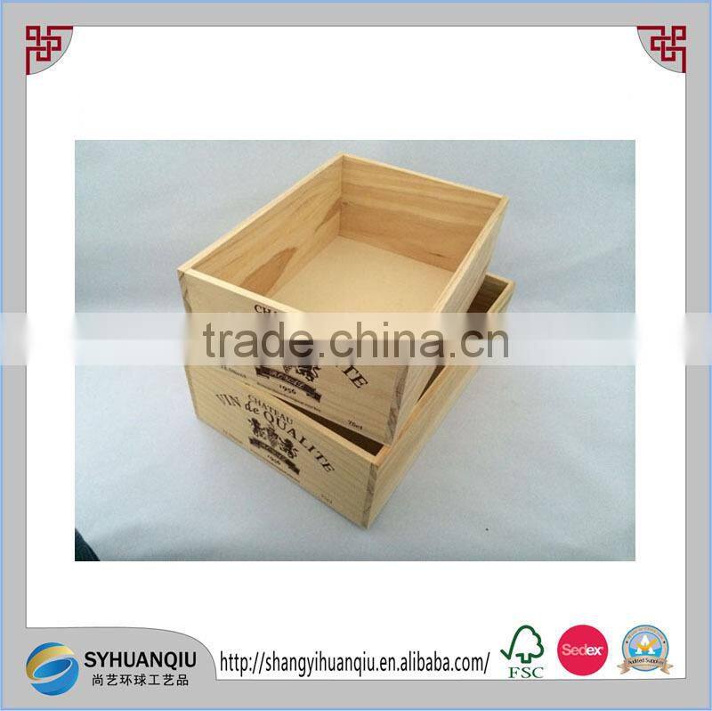 Custom wood box sliding lid,unfinished wood box with sliding lid