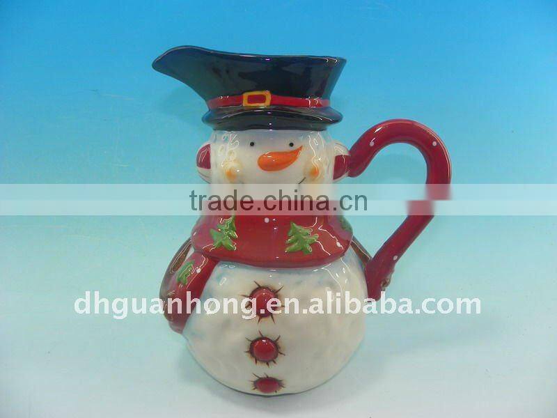 Ceramic Xmas Kettle