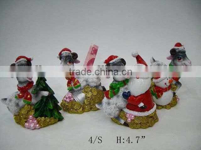 2015 christmas sheep figurine crafts