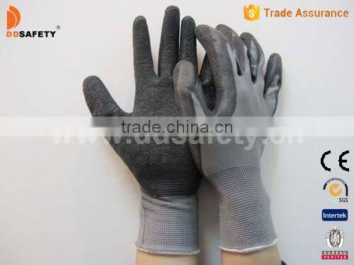 DDSAFETY Latex Working Gloves Industrial Safety Gloves Coated Plam