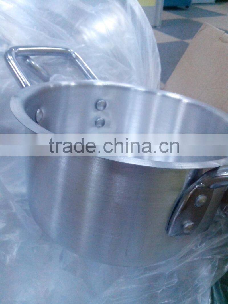 Hot sale cookware set satin aluminum pot