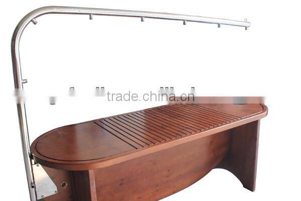 Wet bed water massage bed for body slimming ,wooden and stainless steel luxury multifunctional massage salt bath spa water bed