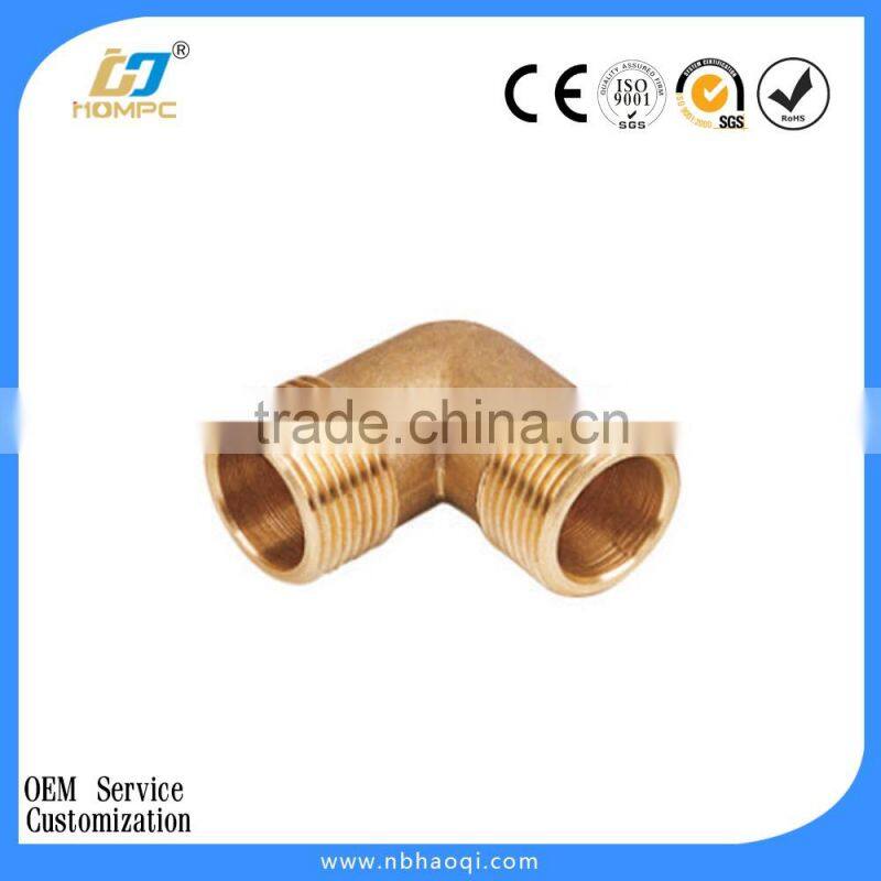 precision male & female brass elbow pipe fitting