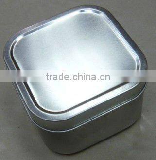 Plain Squre Wax Tin, Wax Box, Candle Tin