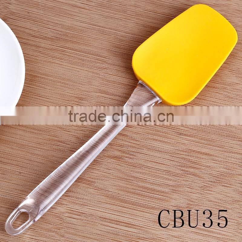 Factory price colorful silicone material silicone spatula spoon set