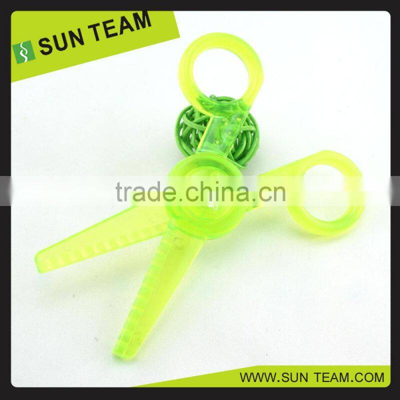 CS003 4-3/4" full plastic stationery children scissors student scissors