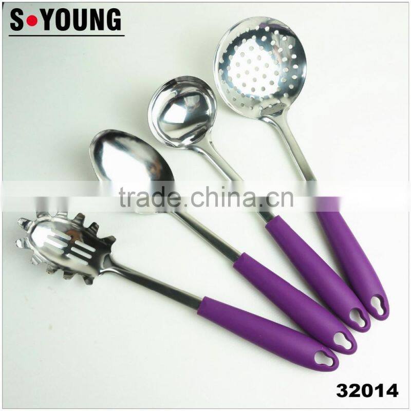 32014 Hot sale Stainless steel 4pcs Kitchen Utensils