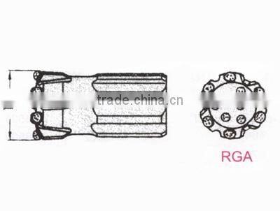 retrac/guide & downhole button bits--Downhole drill bits (RDAH)