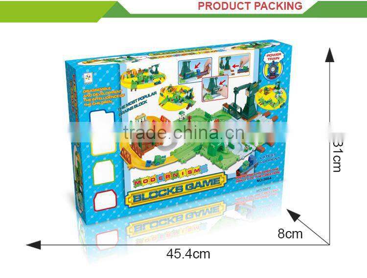 Best selling kids electric model toy train railway track materials