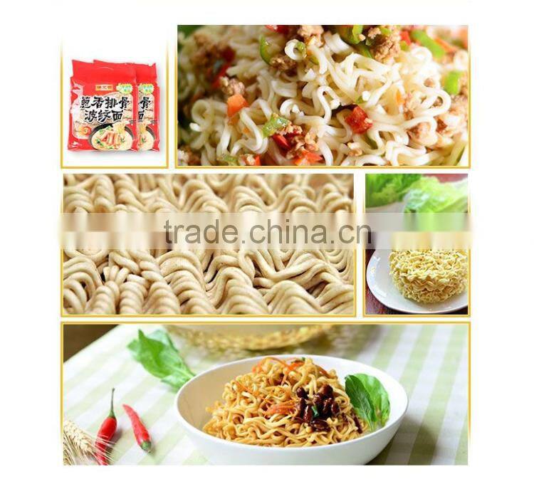 Good taste food rib flavor instant noodles haccp