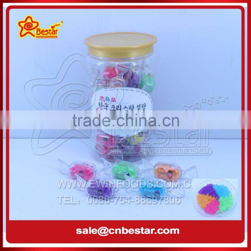 Jar Packing Star Shape Rock Crystal Hard Candy
