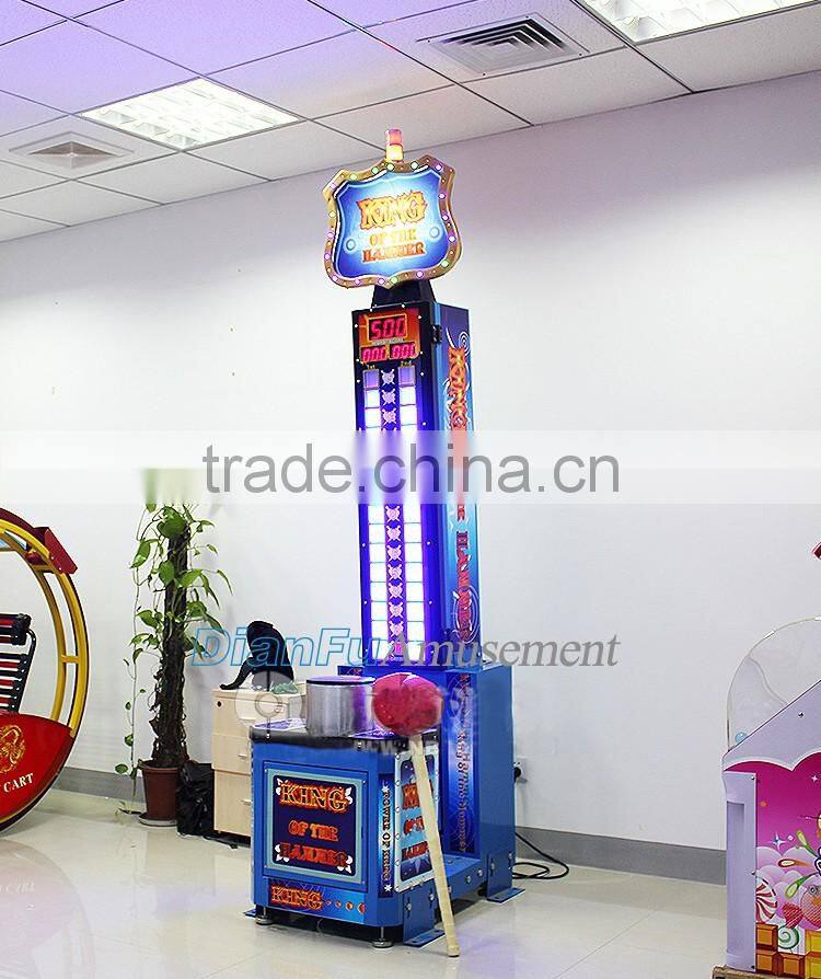 King of hammer arcade lottery ticket game machine for christmas
