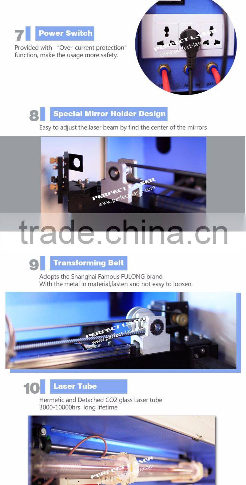 Perfect Laser PEDK-130180 100W Laser Engraving Machine with CE