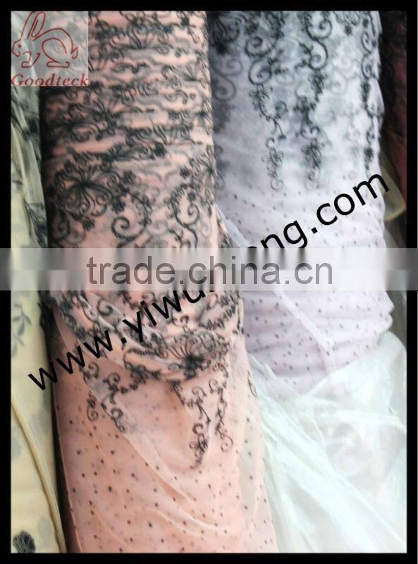 Beautiful swallowtail butterfly printing tutu tulle, 100% nylon tutu tulle, wedding decoration