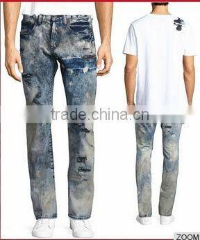 Biker Jeans Fashion Denim trousers(LOTK057)