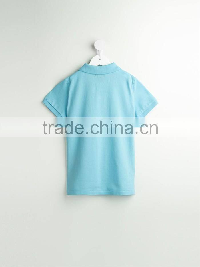 Different colors wholesale China manufacture of custom childs polo shirts