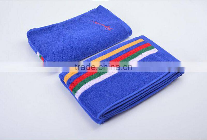 Custom emboridered logo gym towel for twenty age group team