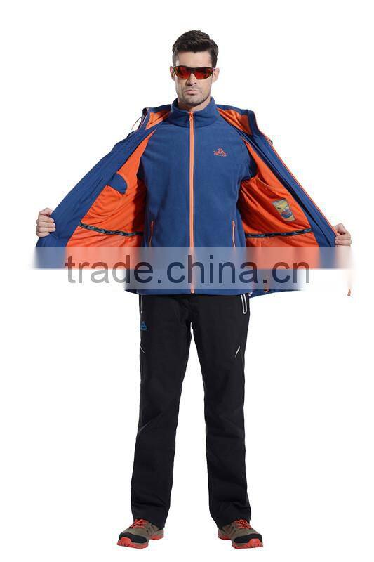 New style travel warm winter mens clothing outdoor jacket with hoodie