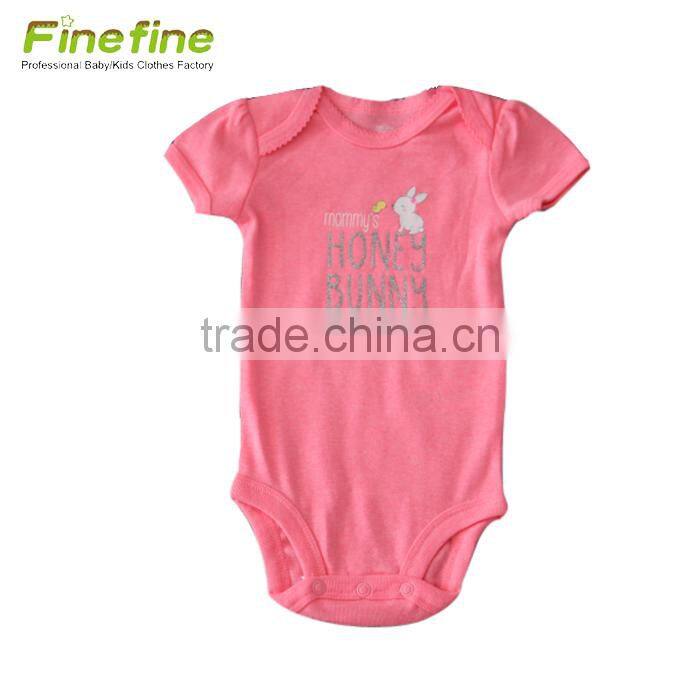 Custom Kids Clothes New Born Baby Romper Clothing