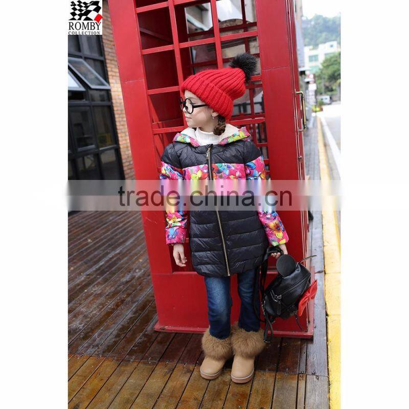Children Winter Jacket Printed Girls Fashion Down Jacket