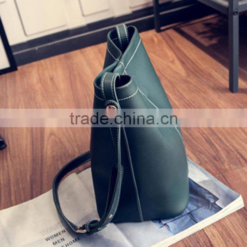 2017 Fashion Women Shoulder Bag Leather Handbags High Quality Large Ladies Bucket Shoulder Bags