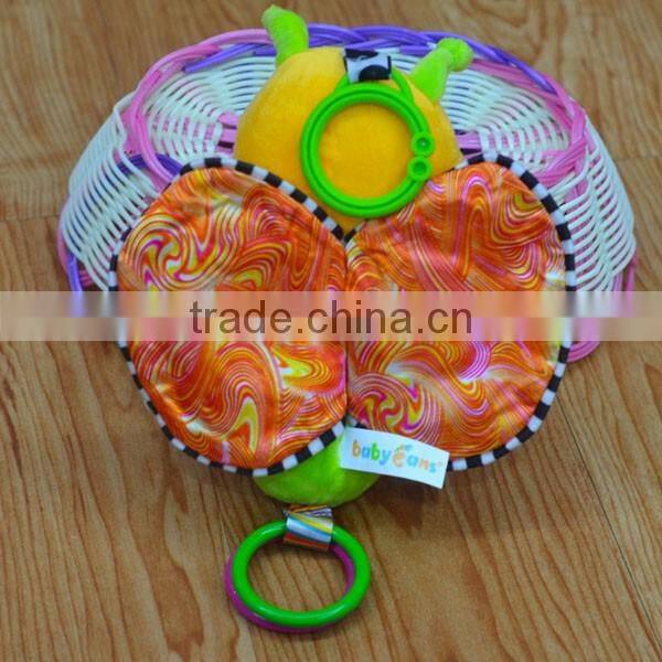 Colorful bee changeable music Plush toys baby educational stuffed & plush toy baby gift