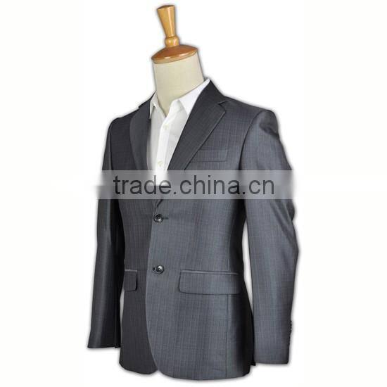 two button good quality anti-wrinkle customizable mens suit nice printed blazer