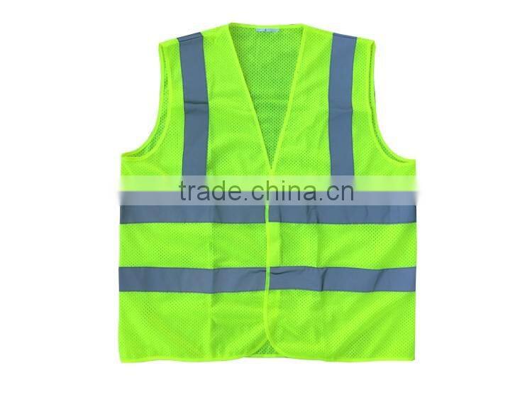New top sell safety cheap supplier work reflective polyester vest