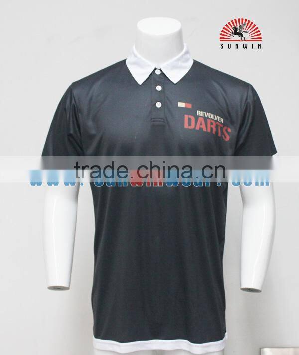 dri fit ment custom sublimated light weighht darts polo t shirts