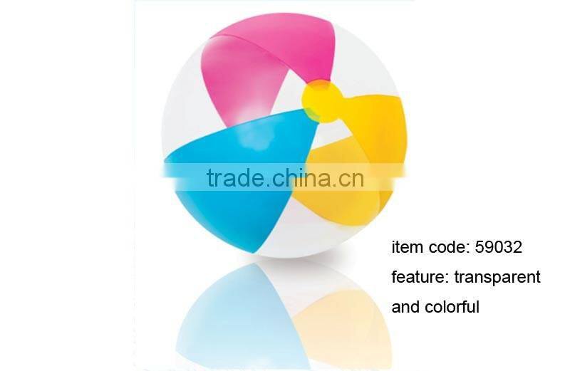 INTEX 4 color inflatable beach ball