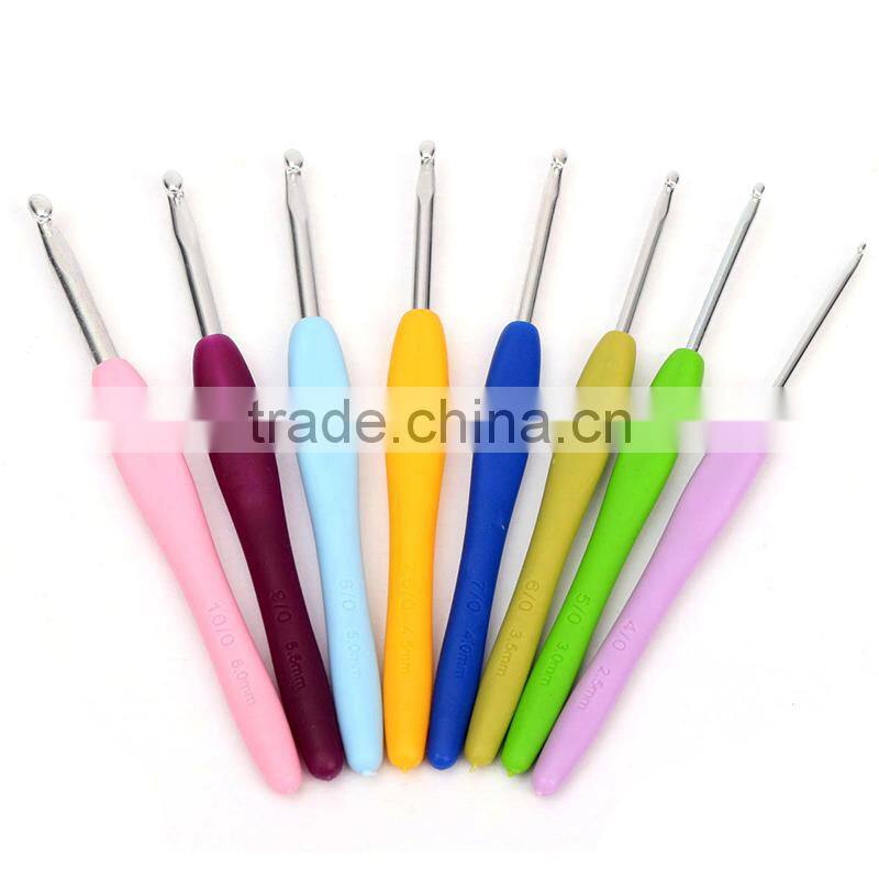 Crystal Acylic Crochet Hook With Blister Card