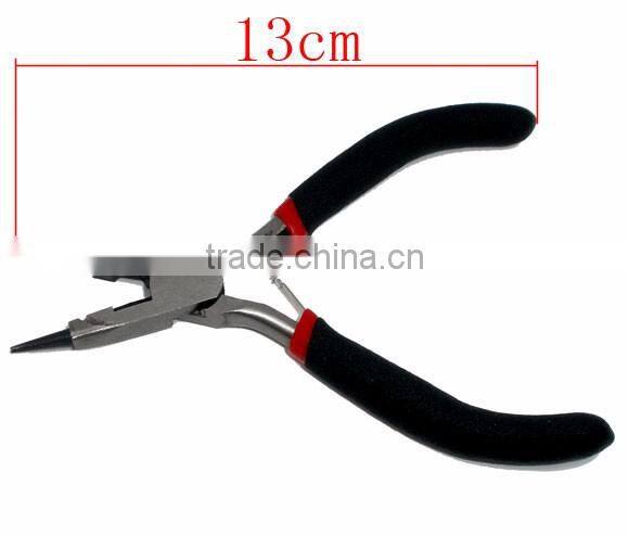 High Quality Stainless Steel Round Nose Black Grips Jewelry Making Plier