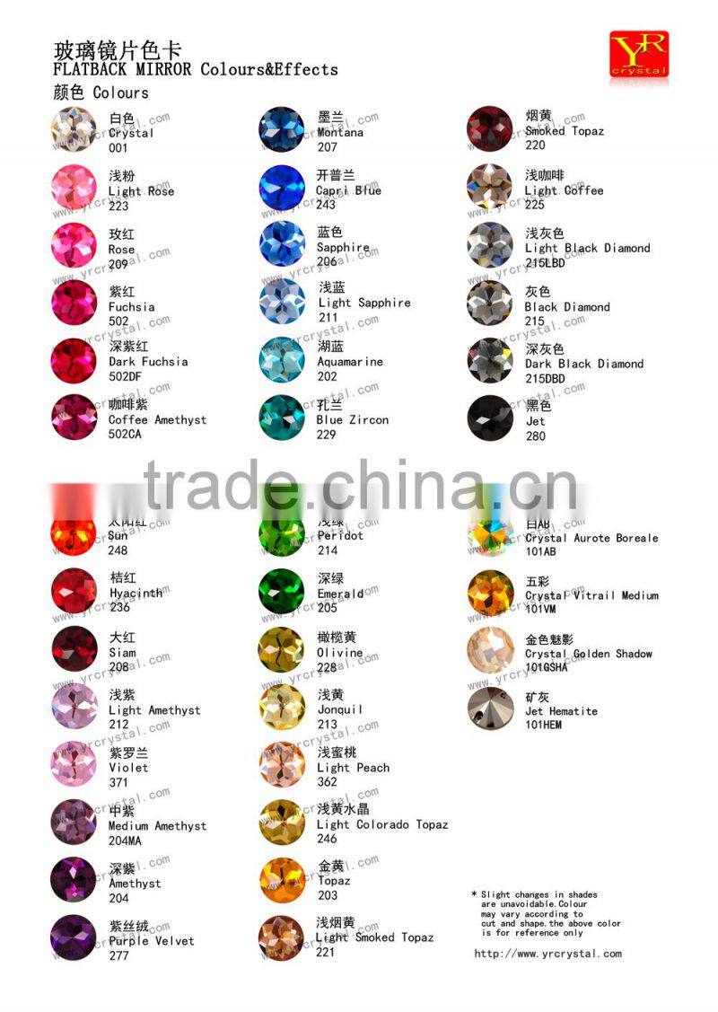 crystal glass stones,flat polished stones,flat mirror stones for jewelry